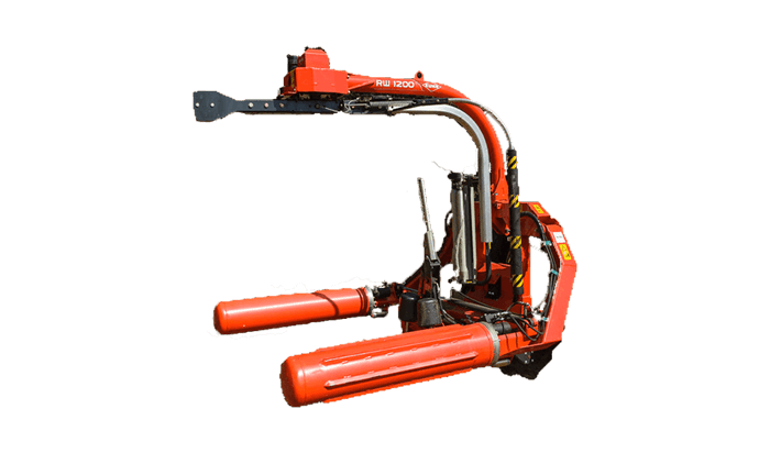 RW 1200, empacadora-encintadora de pacas redondas