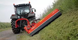 La trituradora TBE 22 durante el trabajo