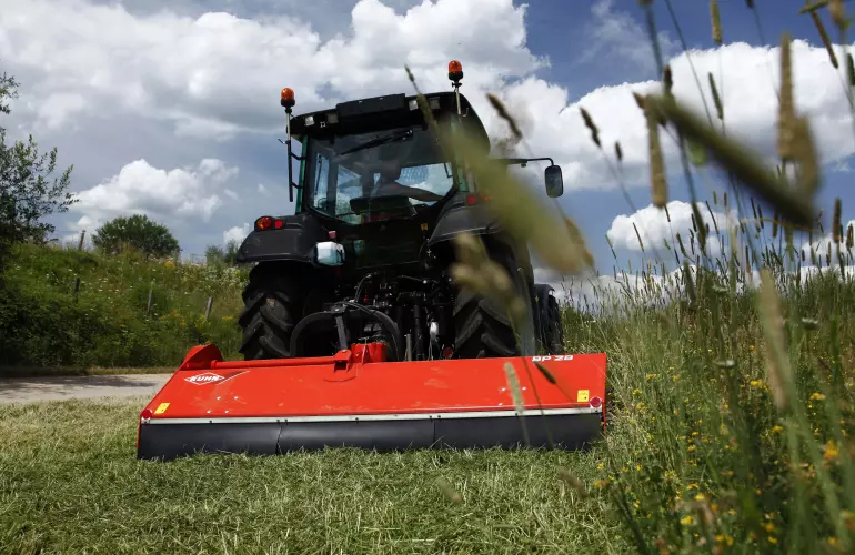 Trituradora BP 28 durante el trabajo