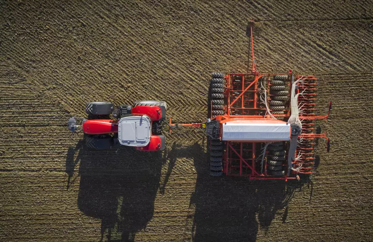 ESPRO 6000 RC trabajando vista aerea