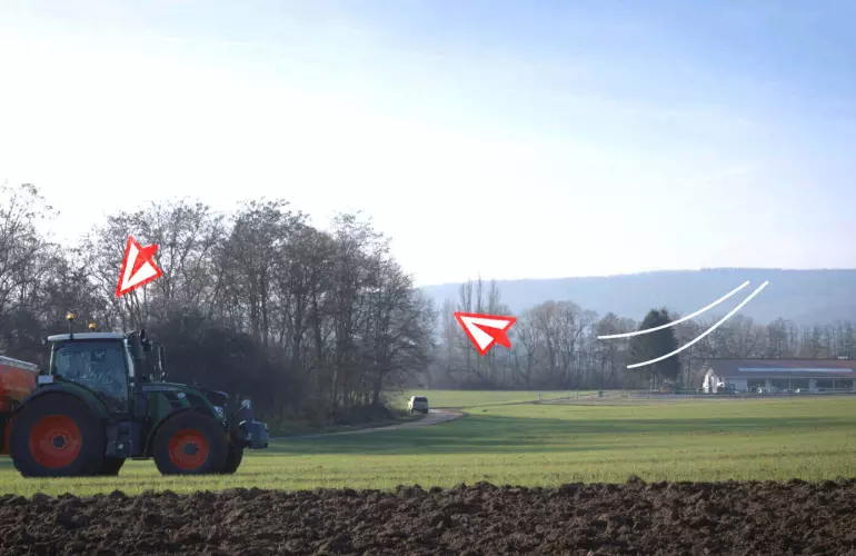 Recibe tus datos directamente en tu terminal ISOBUS de la cabina.
