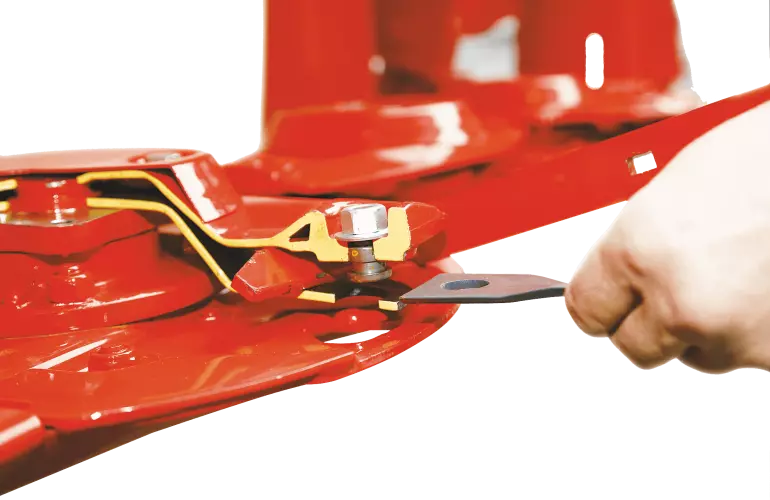 Cambio rápido de las cuchillas FAST-FIT