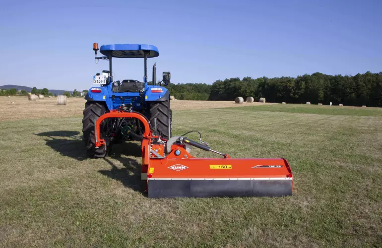 La trituradora TBE 22 en posición estática