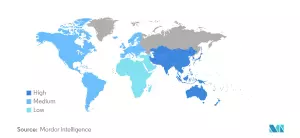 Tasa de crecimiento de la industria del mercado global de agricultura de precisión por geografía