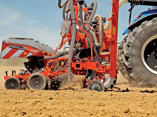 El nuevo accionamiento eléctrico de la sembradora MAXIMA 3