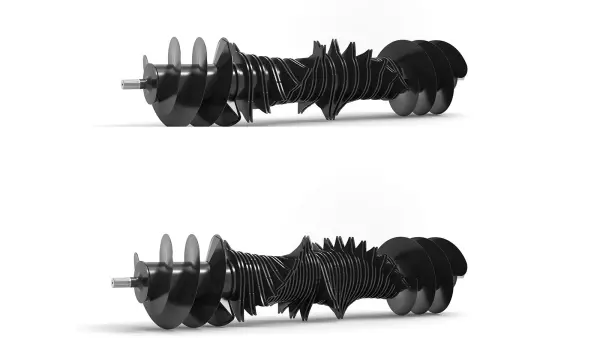 Rotores de corte OC, con dientes de rotor de forma elíptica patentados