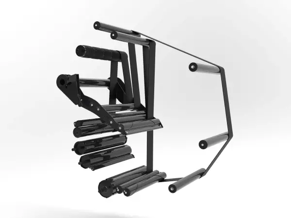 La cámara de empacado de una VB 3200 contiene 5 correas y 3 rodillos.