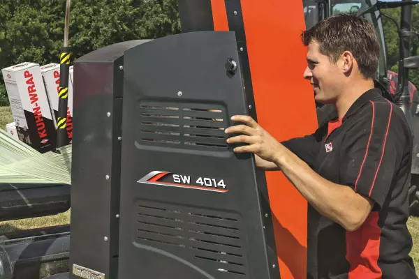 Las grandes puertas laterales de SW 4014 ofrecen un excelente acceso para facilitar el mantenimiento