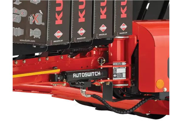 La máquina se pliega y despliega con sólo pulsar un botón.