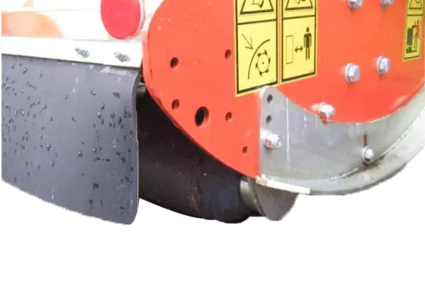 La posibilidad de un rodillo con conteras desmontables permite reducir los costes de mantenimiento