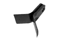 Cuchillas en Y adaptadas para la trituración de residuos de la cosecha