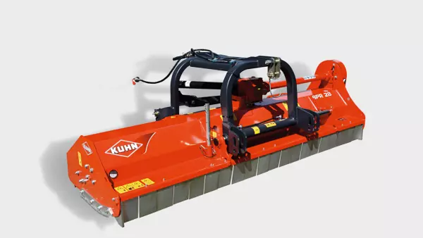 Un marco de enganche doble permite utilizar las trituradoras BPR en posición frontal o trasera