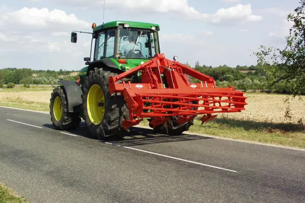 Ejemplo de poco volumen del descompactador DC en modo transporte