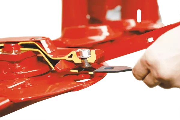 Cambio rápido de las cuchillas FAST-FIT