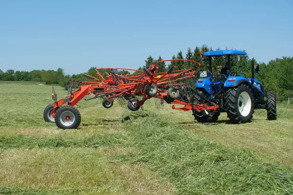 Un despeje considerable para pasar por encima de las hileras con el modelo GA 7631