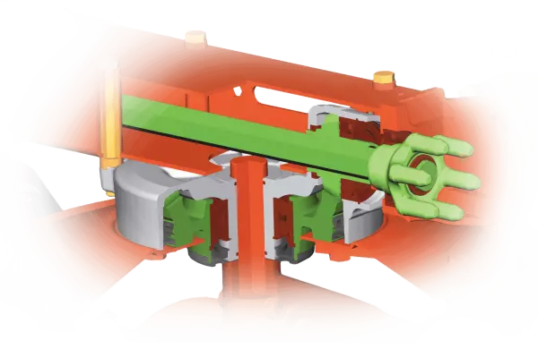 El cuerpo del rotor, diseñado para durar