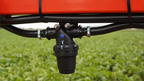 Filtro de aspiración transparente