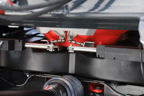 Abonadora MDS .2 versión C con dos cilindros eléctricos para el control de las trampillas