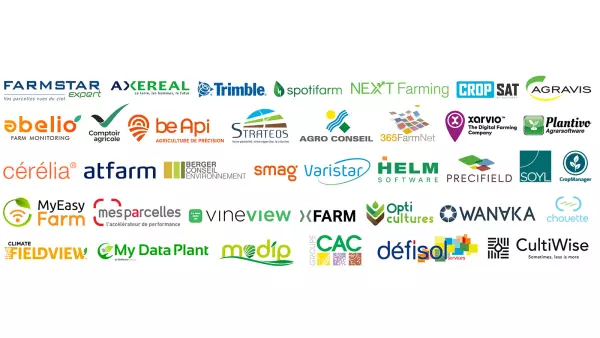 Logos de los proveedores de mapas de aplicación compatibles