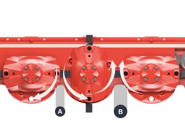 Separación variable en la barra de corte OPTIDISC ELITE