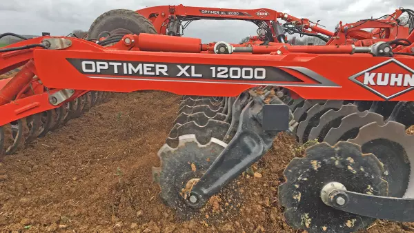 Vista de los rodamientos de los discos independientes de OPTIMER XL