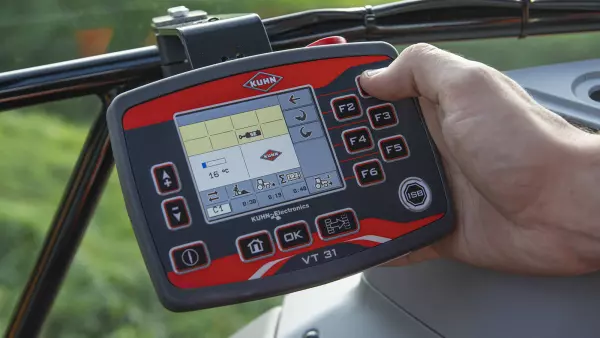 Consola de mando T15 que se puede extraer del cuadro de mandos principal