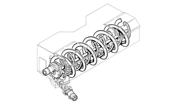 La tolva mezcladora de la empajadora distribuidora PRIMOR 5570 M de KUHN permite mezclar los concentrados con los forrajes