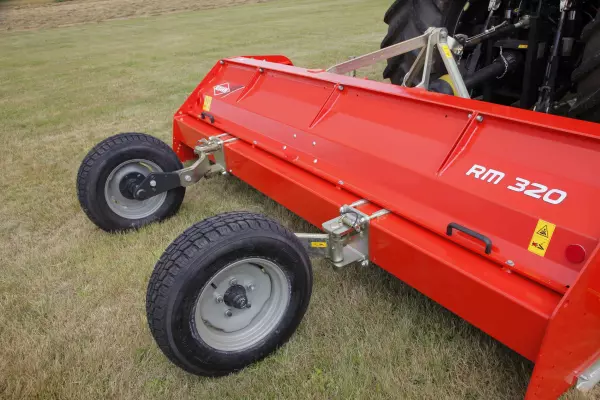 Ruedas giratorias para controlar la altura de trituración con las trituradoras de la gama RM