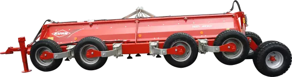 Sistema de transporte longitudinal hidráulico para la trituradora RM 400, seguridad y comodidad