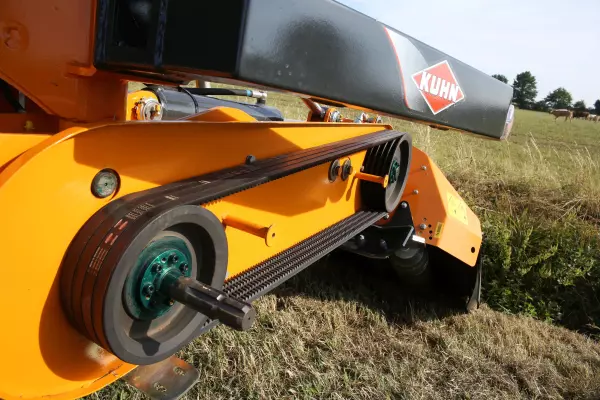 Las correas aseguran la transmisión de la potencia