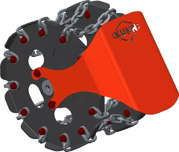 Las ruedas de compactación de STRIGER 100 proporcionan un acabado ideal de la línea de siembra