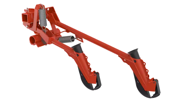 Cuerpos de siembra con rejas de la sembradora mecánica SITERA 3010 para sembrar en todo tipo de tierras arcillosas.