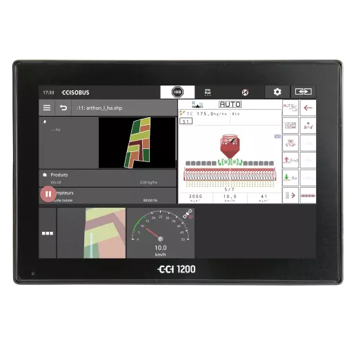 Terminal CCI 1200 con pantalla de trabajo SITERA