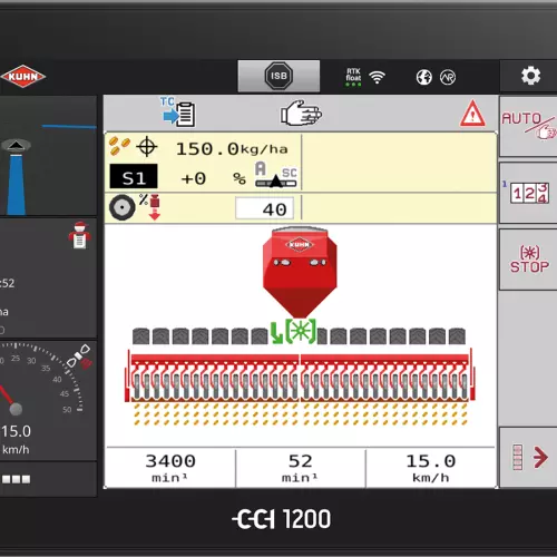 Terminal CCI 1200 con pantalla de trabajo ESPRO
