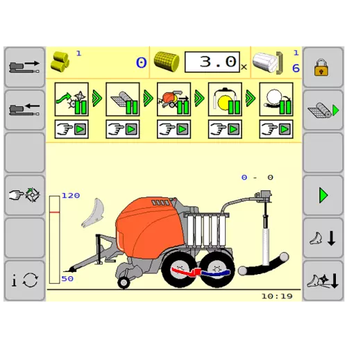 PROCESS VIEW te informa sobre el estado actual de tus procesos de trabajo en la máquina.