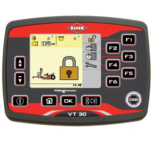La VT 30, con pantalla táctil a color de 3,5”