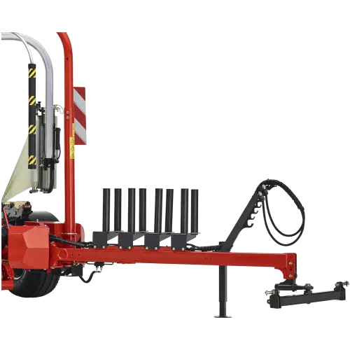 Larga barra de tracción y cabezal de enganche pivotante