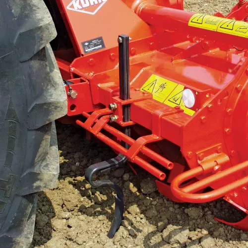 Borra-huellas como equipamiento opcional para ahuecar el suelo