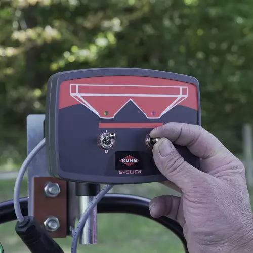 Terminal de control E-Click para abrir y cerrar las trampillas mediante cilindros eléctricos desde la cabina para MDS .2 versión C