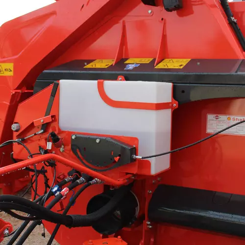 Sistema de control del polvo durante el empajado CLEANSTRAW