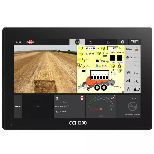 Todas las empacadoras de alta densidad KUHN son compatibles con ISOBUS