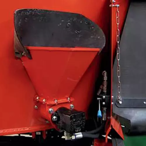 Trampilla para minerales con sinfín de incorporación