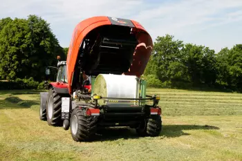 Unas pacas redondas y perfectamente firmes contienen menos aire en la paca.