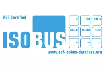 Logo ISOBUS certificado por la AEF