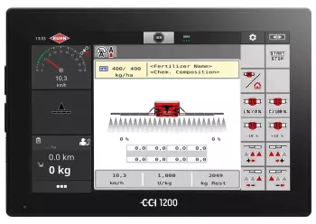 Compatibilidad con ISOBUS: CCI 1200