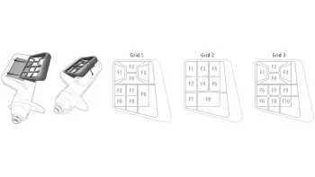 Cambia de rejilla en segundos en tu innovador joystick ISOBUS CCI A3 para obtener más comodidad y más funciones.