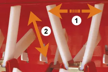 Acondicionador con mayales de nailon