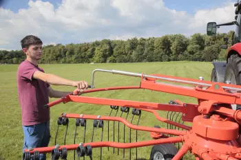 GA 6501 P: ajuste de la anchura de la hilera mediante una manivela