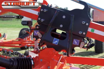 STABILIFT: bloqueo mecánico e hidráulico de los rotores durante el transporte