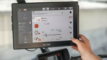 La TF 2300 C sur écran CCI 800